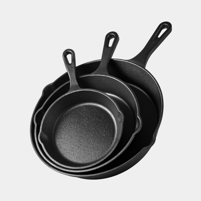 3-Piece Cast Iron Pan Set